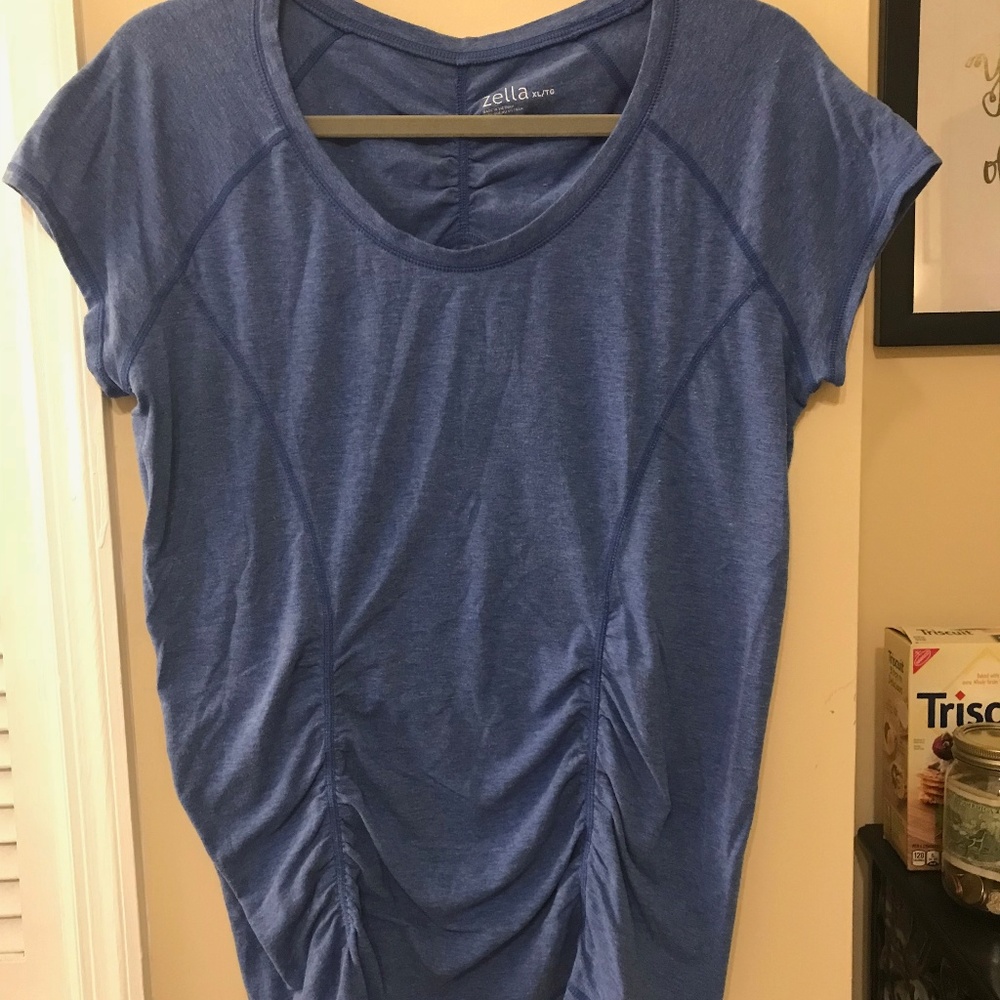 Zella blue exercise shirt - XL